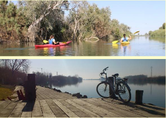 11:30h. Bicicleta y kayak por el río Ebro