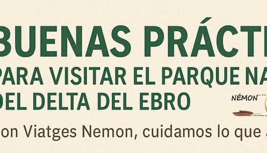 5 Buenas prácticas para visitar el Parque Natural del Delta del Ebro