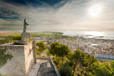 17:00h Mirador de la Guardiola y La Ràpita marinera. 